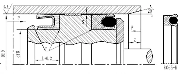 Y Piston Seal for Hydraulic Cylinders